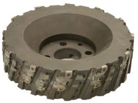 Milling Cutter before indexable tool repair.